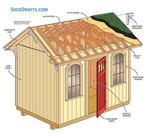 metal shed house plans|8x12 shed plans materials list.